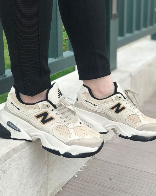 New Balance 990 Bej Siyah