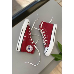 Converse Bordo uzun